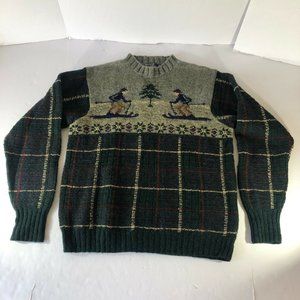 Polo Ralph Lauren Fair Isle Hand Knit Wool Lambs W